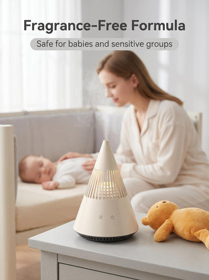 Conical Hollow Night Light Mosquito Repellent Heater, Noiseless Plant-Based Repellent Liquid Diffuser, 30-Day Long Lasting Electric Mosquito Killer for Home Office Bedroom
