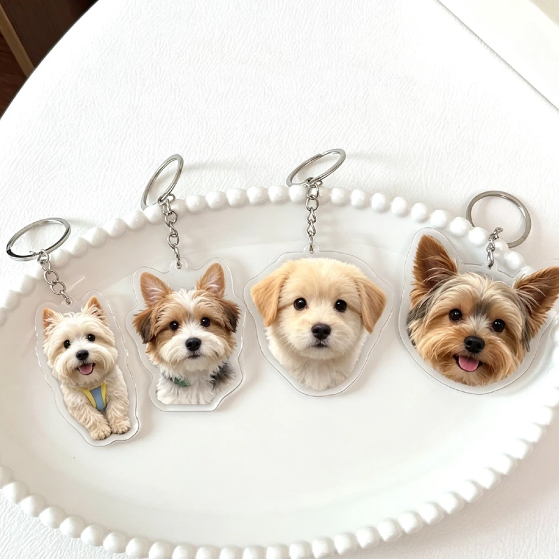 Turn Your Pet Into a Custom Acrylic Keychain