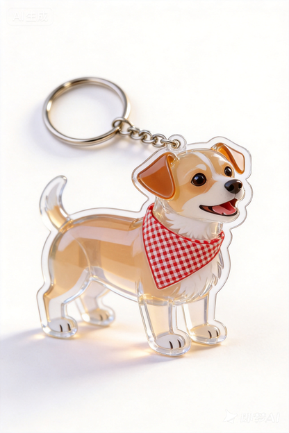 Turn Your Pet Into a Custom Acrylic Keychain